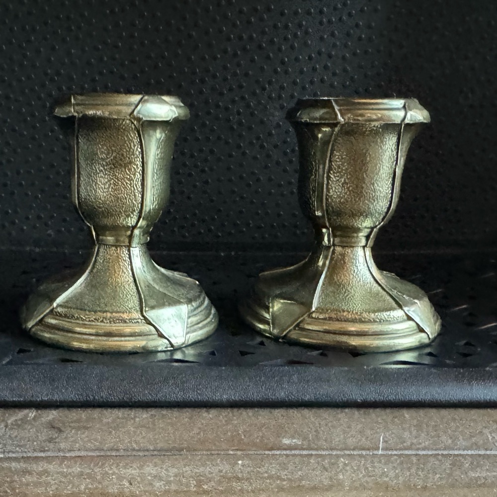 Vintage Brass Taper Candle Holder